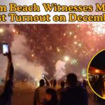 Morjim Beach Witnesses Massive Tourist Turnout on December 31