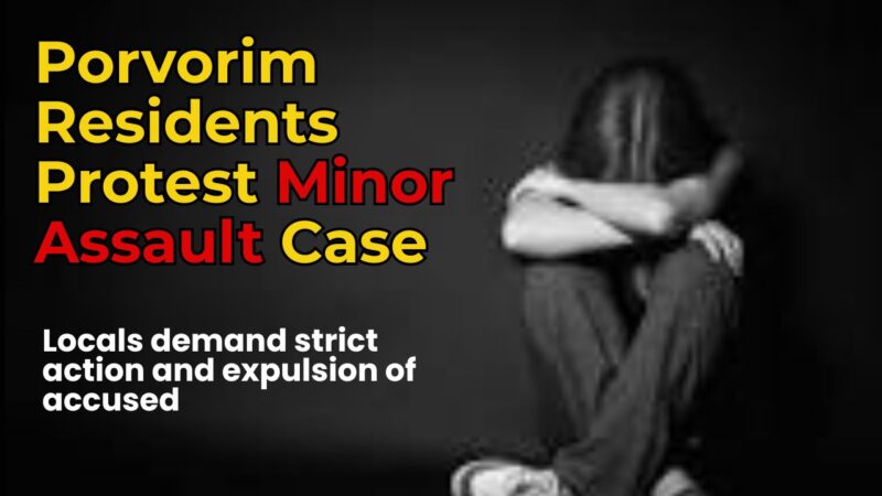 Porvorim Residents Protest Minor Assault Case