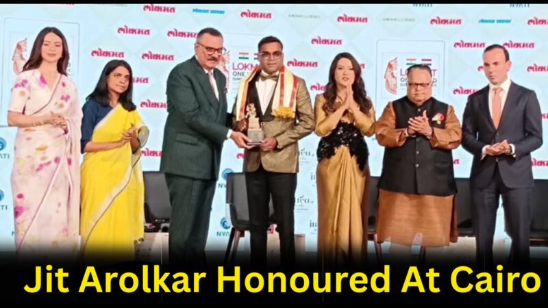 Jit Arolkar Honoured At Cairo
