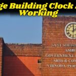 College Building Clock Stops Working
