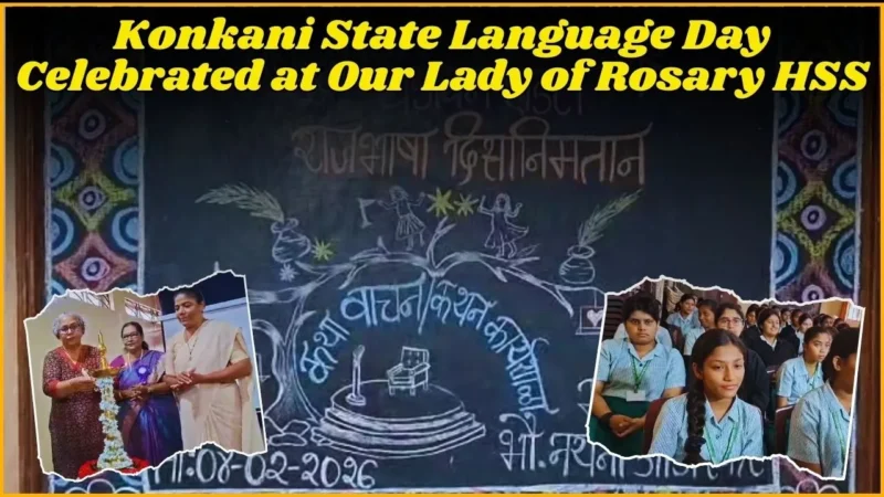 Konkani State Language Day Celebrated at Our Lady of Rosary HSS