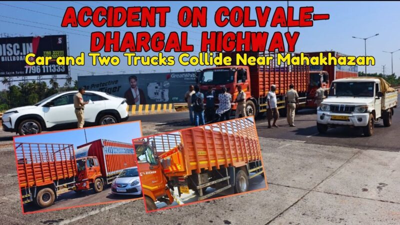 Accident on Colvale–Dhargal Highway