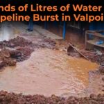Thousands of Litres of Water Wasted After Pipeline Burst in Valpoi Market