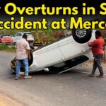 Car Overturns in Self-Accident at Merces