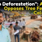 “No to Deforestation”: Activist Opposes Tree Felling in Calangute