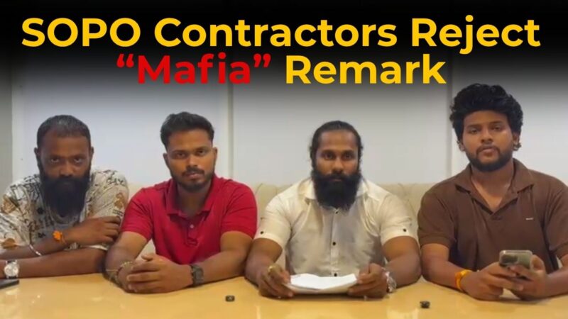 SOPO Contractors Reject “Mafia” Remark