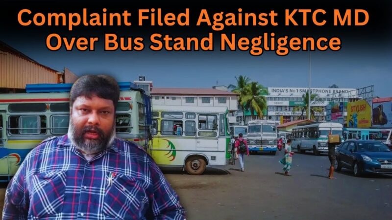 Complaint Filed Against KTC MD Over Bus Stand Negligence