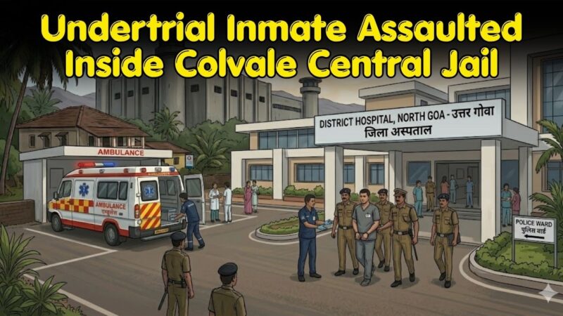 Undertrial Inmate Assaulted Inside Colvale Central Jail