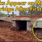 Cracks Appear on Masgal Footbridge After First Rains