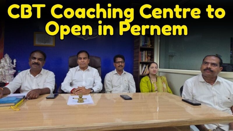 CBT Coaching Centre to Open in Pernem