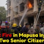 Flat Fire in Mapusa Injures Two Senior Citizens