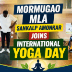 Mormugao MLA Sankalp Amonkar Joins International Yoga Day