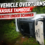 NH-66 Vehicle Overturns Near Kasule Tambose, Driver Identity Under Scanner
