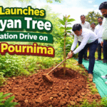 CM Launches Banyan Tree Plantation Drive on Vat Pournima