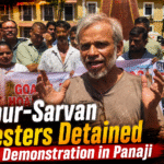Karapur-Sarvan Protesters Detained During Demonstration in Panaji