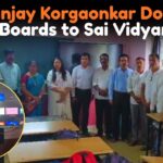 Dr. Sanjay Korgaonkar Donates Smart Boards to Sai Vidyamandir