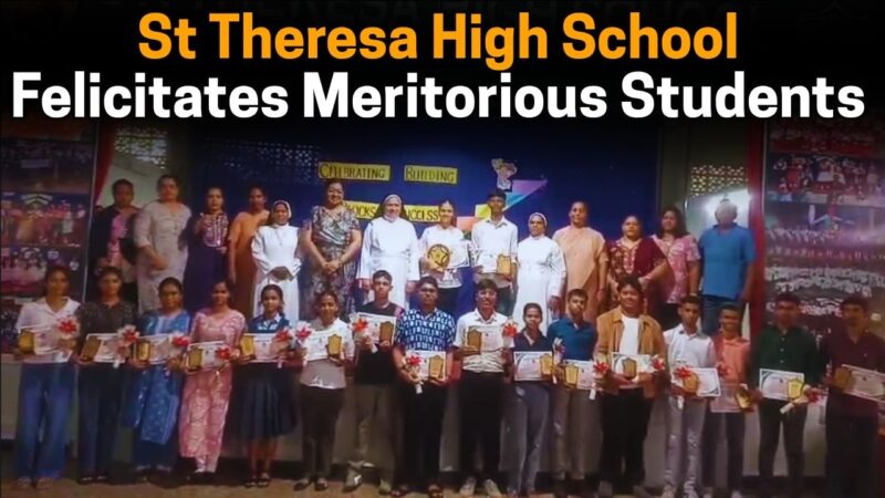 St Theresa High School Felicitates Meritorious Students