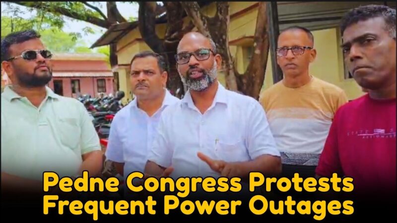 Pedne Congress Protests Frequent Power Outages