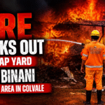 Fire Breaks Out at Scrap Yard Near Binani Industrial Area in Colvale