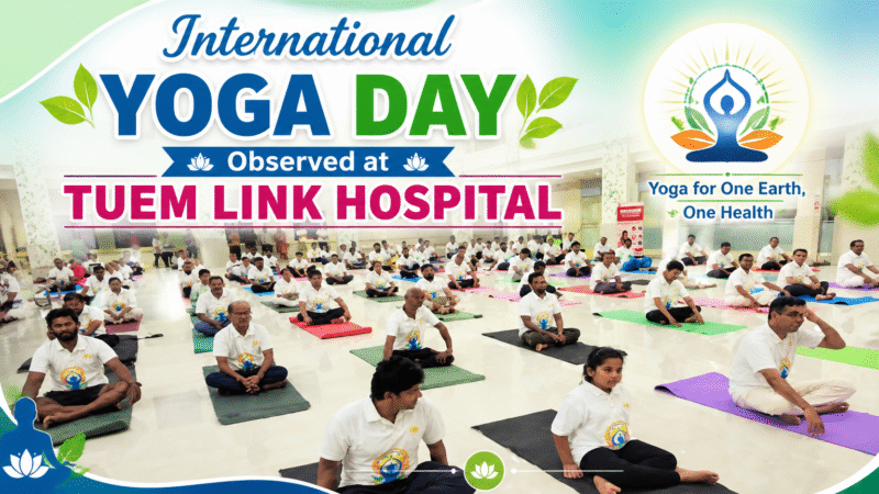 International Yoga Day Observed at Tuem Link Hospital