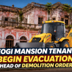 Neogi Mansion Tenants Begin Evacuation Ahead of Demolition Order