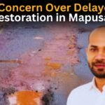 Joshua D’Souza Raises Concern Over Delayed Road Restoration in Mapusa