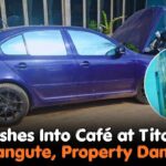 Car Crashes Into Café at Tito’s Lane in Calangute, Property Damaged